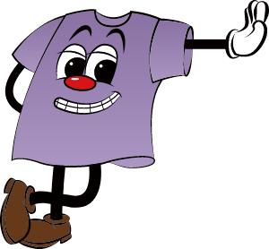 パープルカラーマスコット